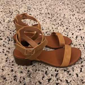 Tan sandals